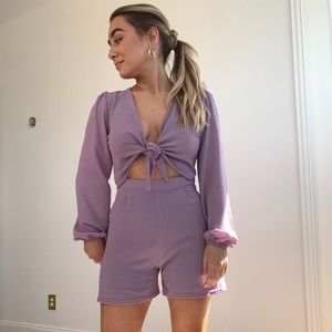 PLT Purple Romper